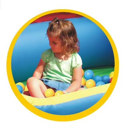 
Happyhop 9047N Splash Wave Fun Zone , Inflatable Mega Slide and Pool Fun Park for children,inflatable bouncer and slide 