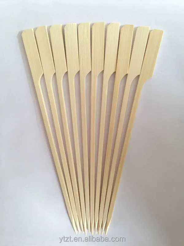 Doner Kebab Teppo Paddle Bamboo flat Skewer Made Machine