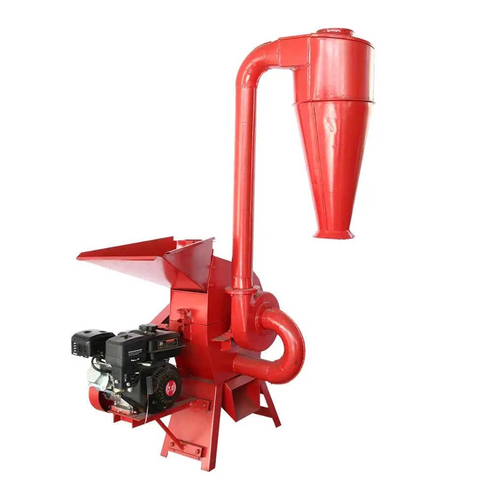 CF198 Homemade mini hammer mill with electric engine made by Chengda