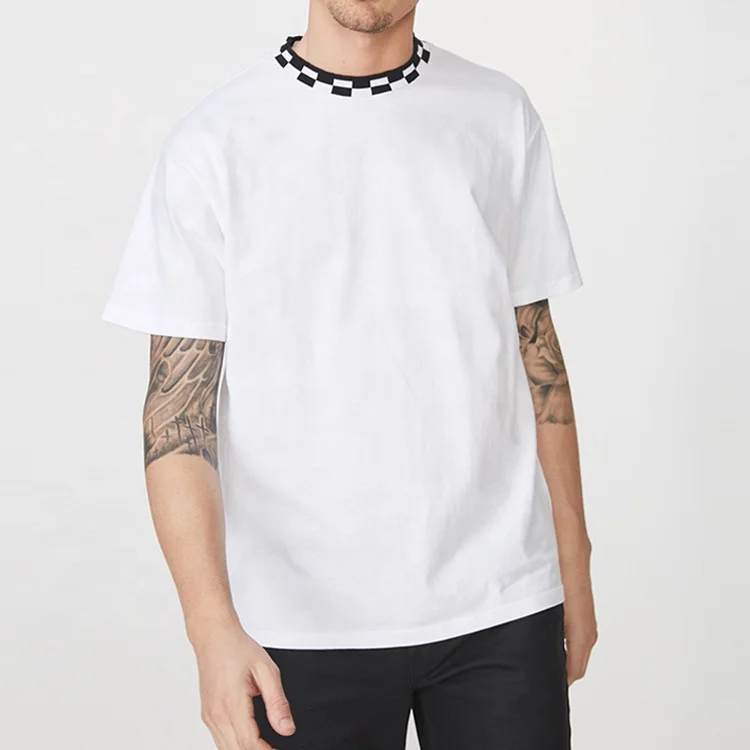 Relaxed Fit Wholesale Plain Quick Dry Custom Crew Neck Strap White T Shirts Men