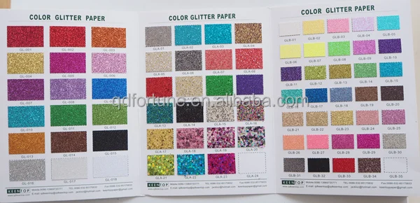 
various color glitter wrapping paper 