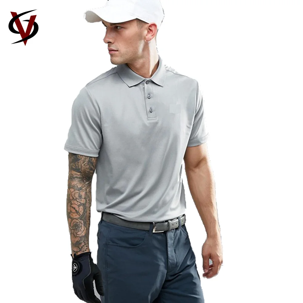 Custom Quick Dry Wholesale Cheap 100% Polyester Golf Polo Shirt for Men