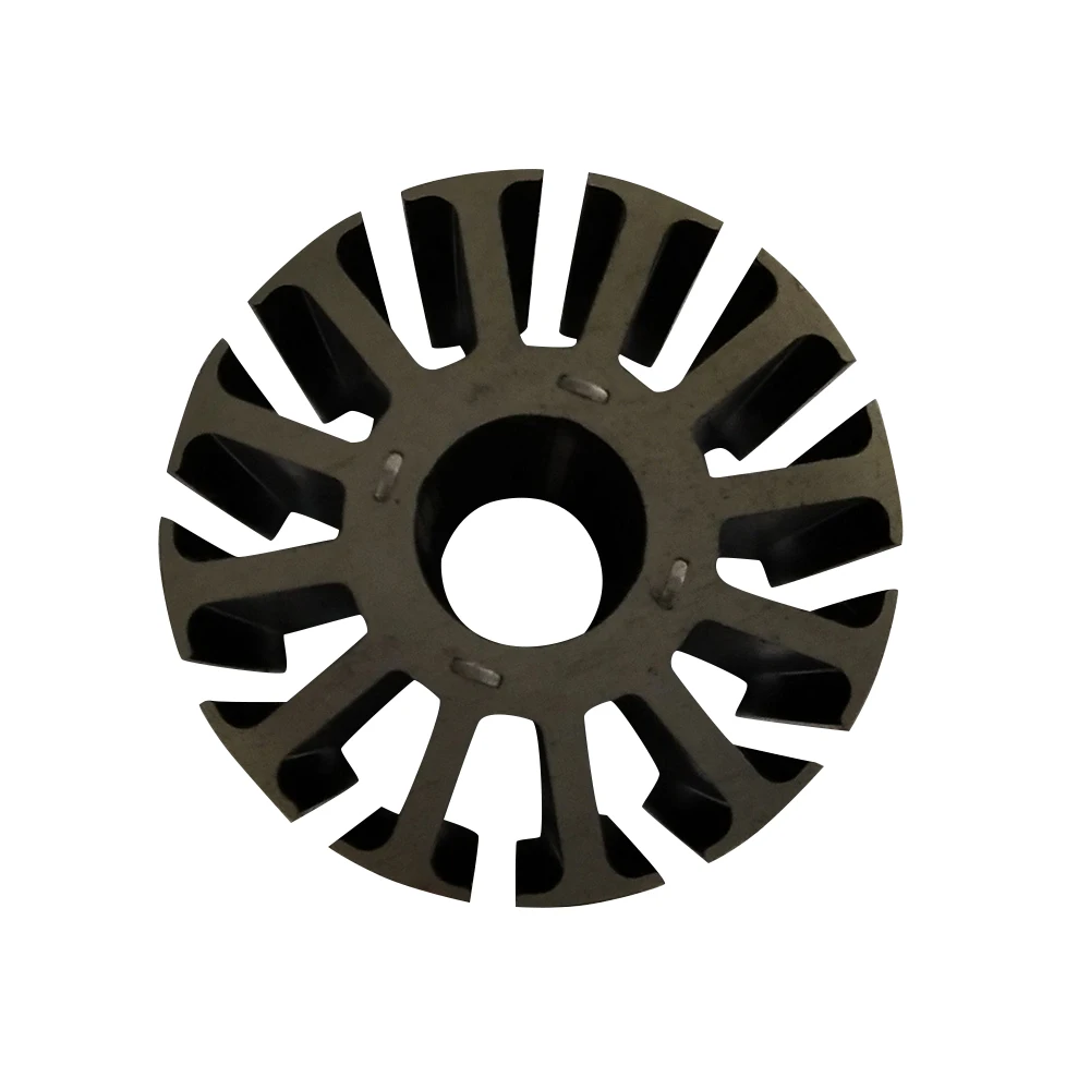 Magnetic Motor Stator Rotor with Laminated Silicon Cores