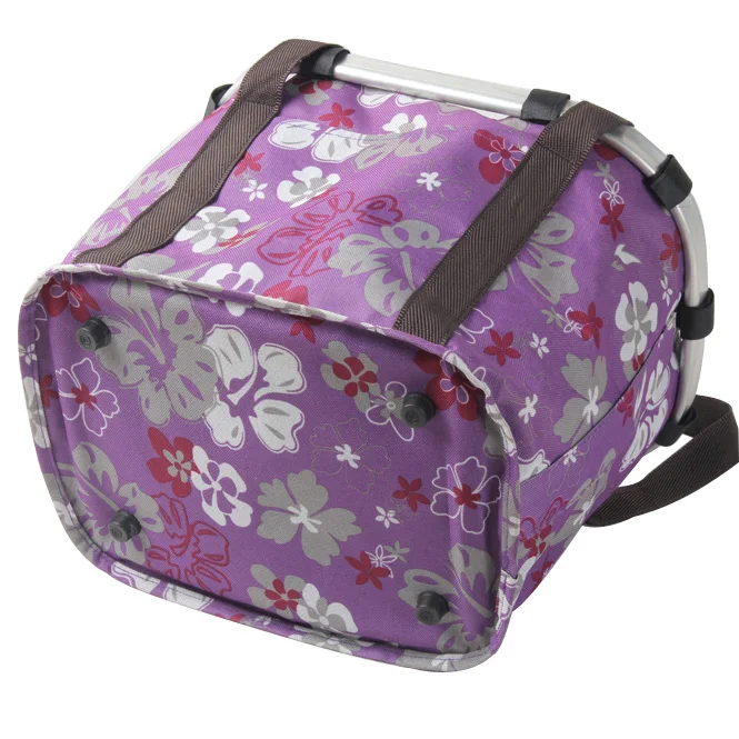 25L multifunctional portable colorful  bicycle basket handlebar bag