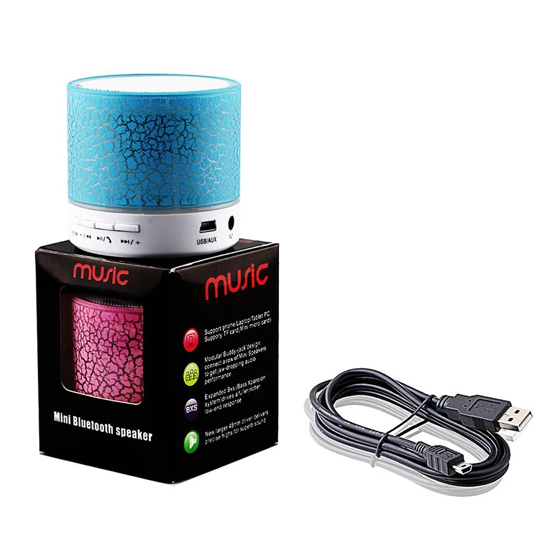 Manufacture Wholesale Speaker With Flashing Light USB Speaker