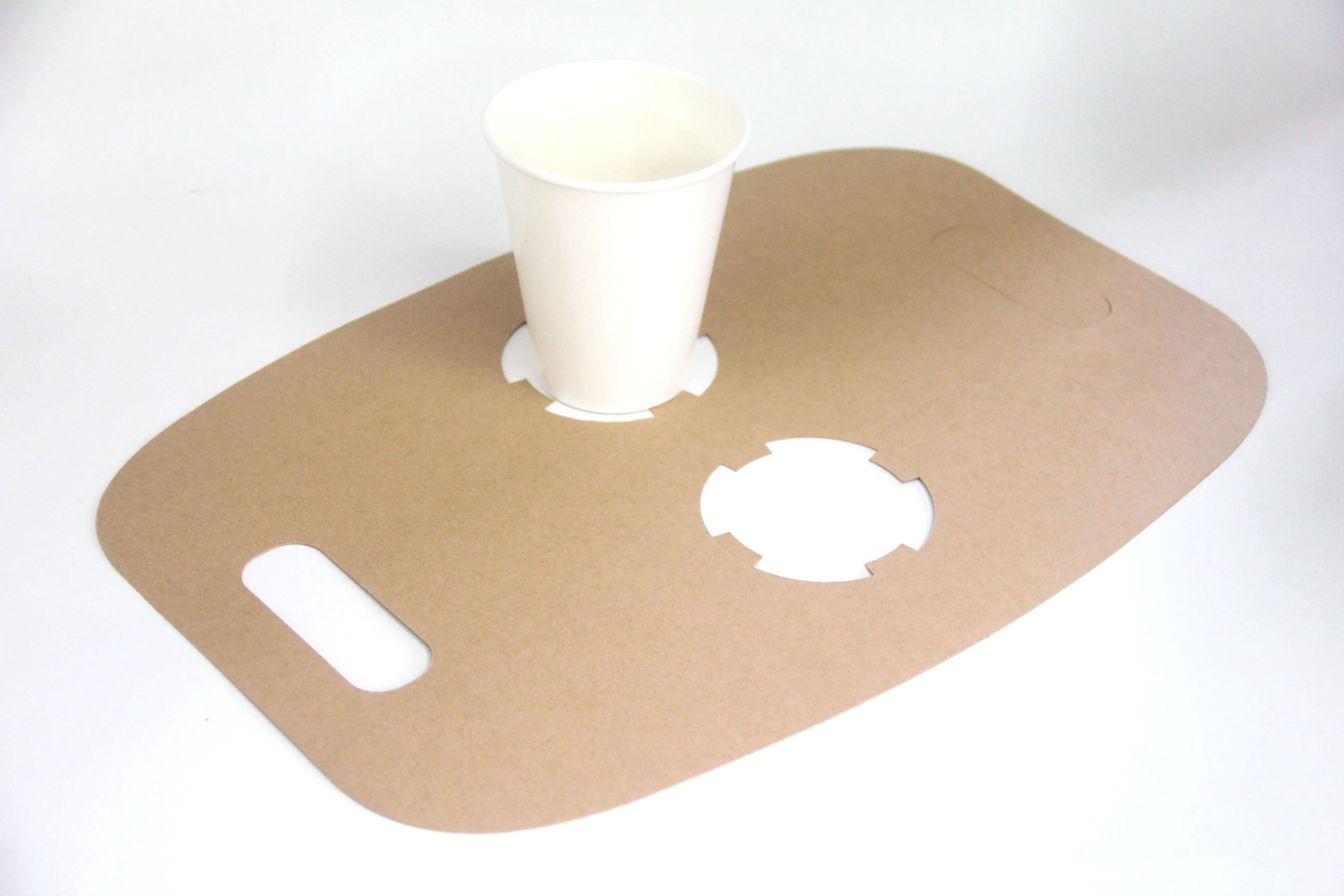 2 paper coffee cup drink carrier  holder