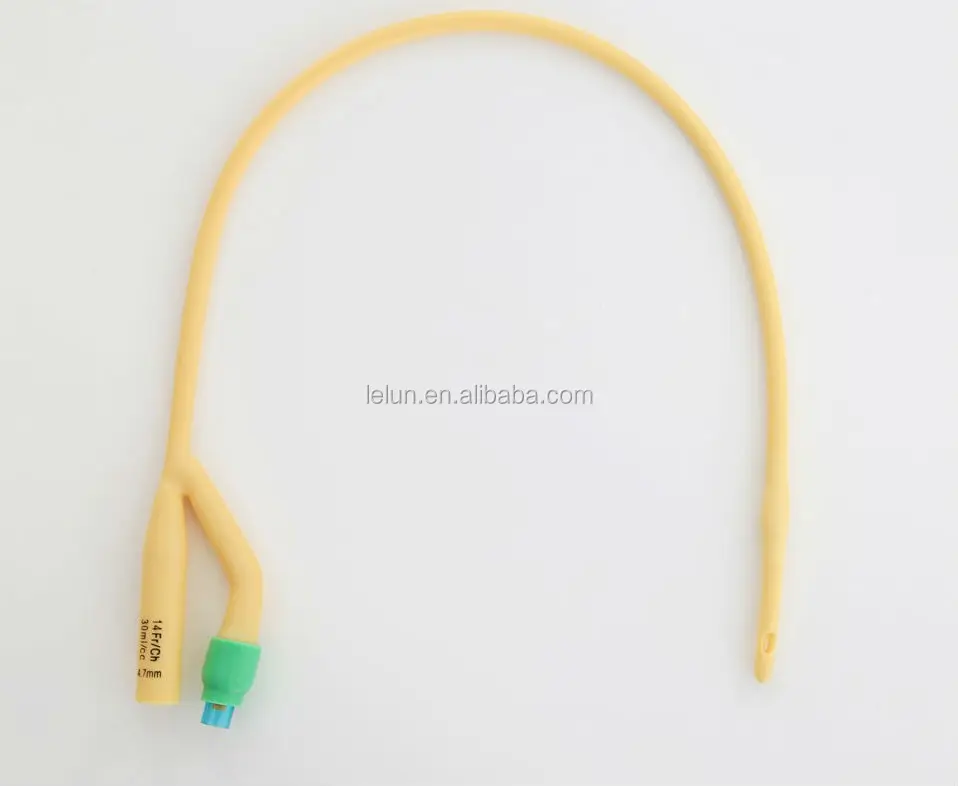 Латексный катетер foley с мягким силиконовым покрытием