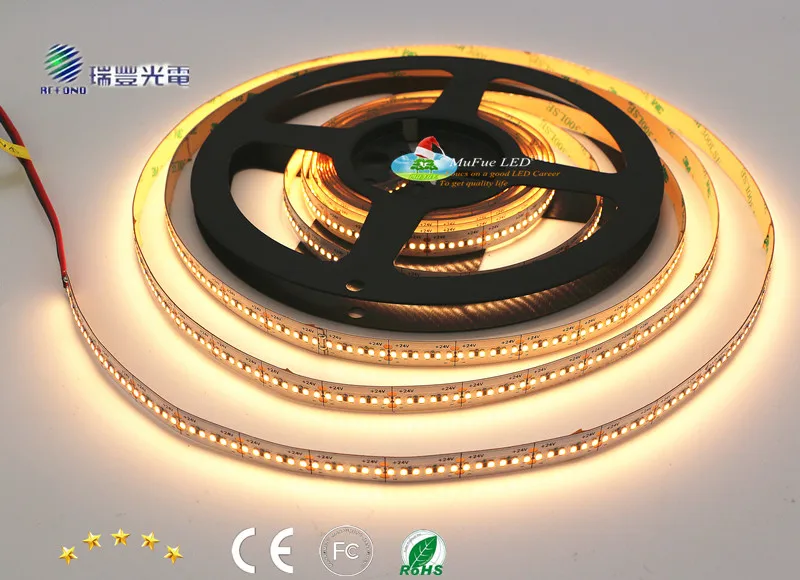 Factory Supply ultimate density 2216 300leds led strip light 12 /24 volt cri 90 with Quality Wholesale