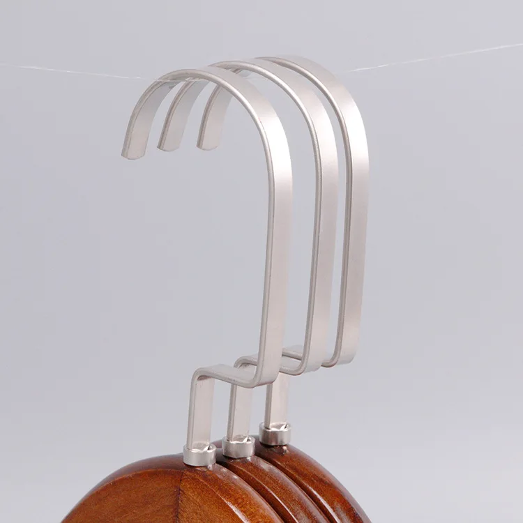 Оптовая продажа, модная вешалка для одежды для взрослых, без зажима, винтажная Вешалка из массива дерева