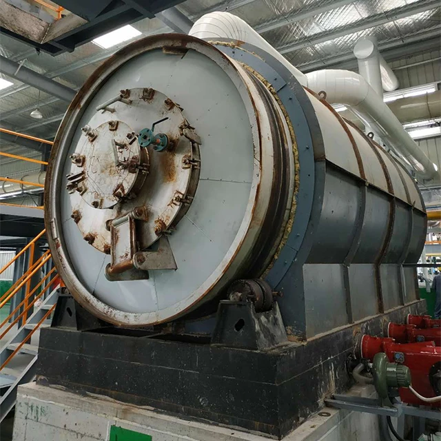 Hot sale waste plastic to diesel fuel oil pyrolysis process machine for sale