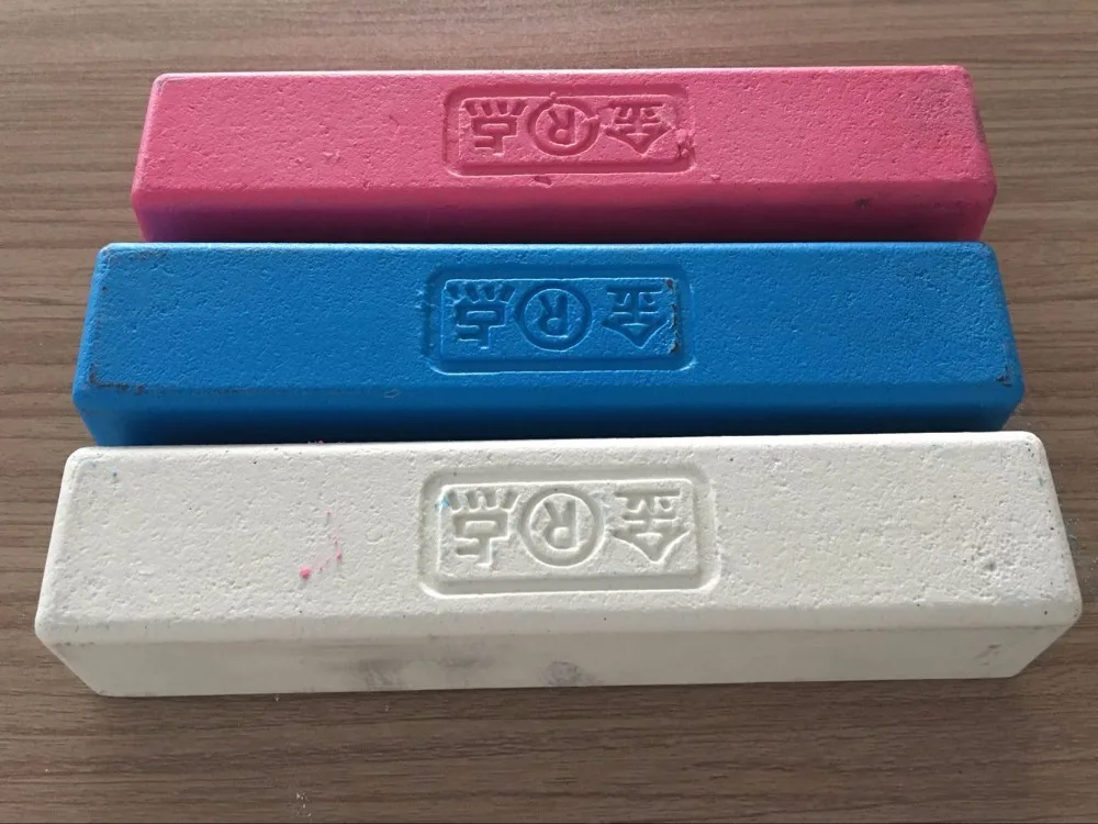 Abrasive polishing wax for mirror finish