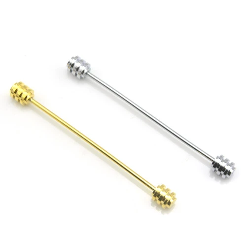 stock  Men Metal brass  Luxurious   fashion  collar pin for shirt