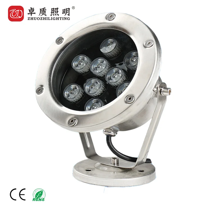 New Hot Products 12W 3W 6W 24V High Brightness Colorful IP68 Waterproof LED Underwater Light Fixture