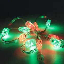 CE ROHS custom waterproof full color ws2811 white 3d 15mm pixel addressable led ball light string