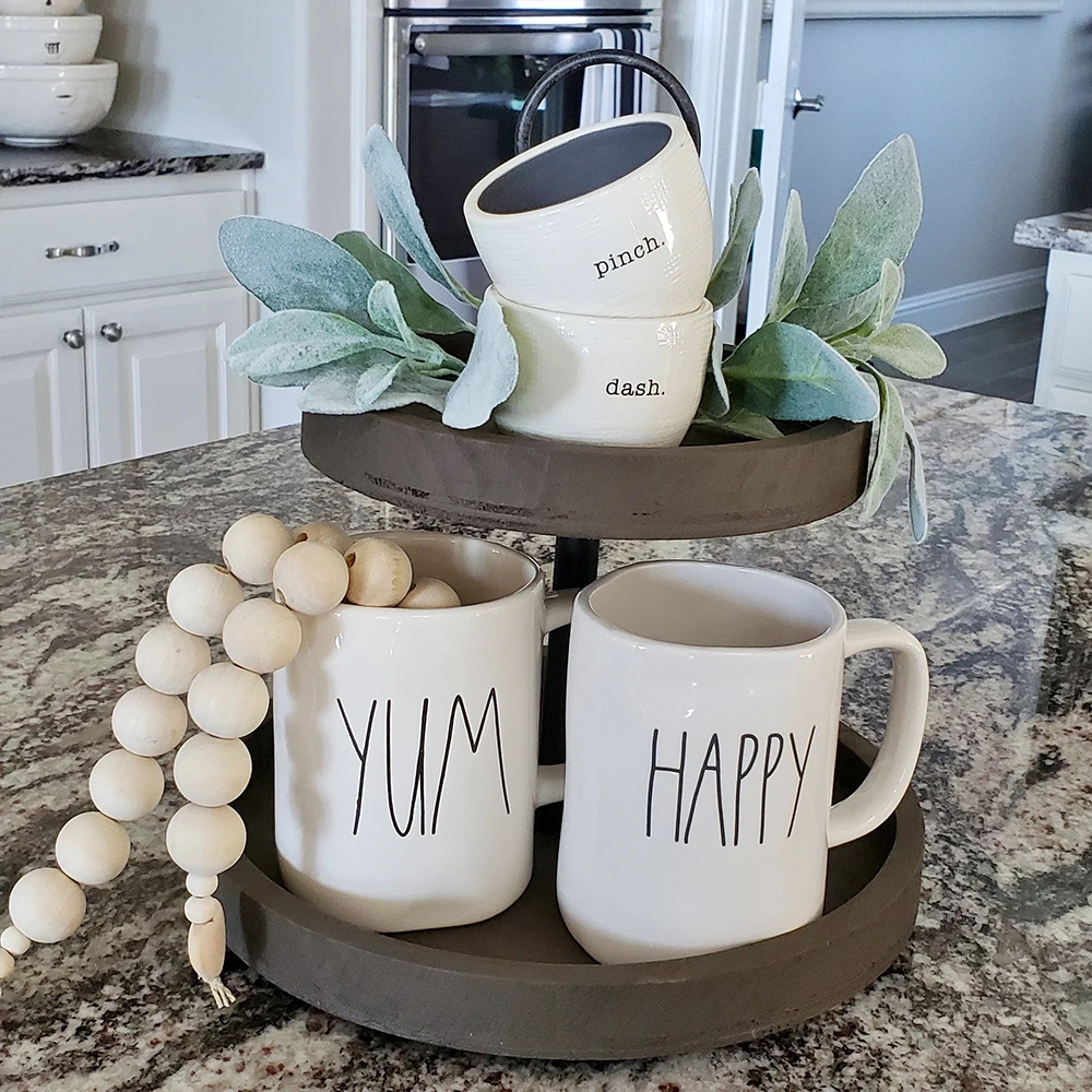 Wooden Wedding 2 Tier Cake Stand Display Tier