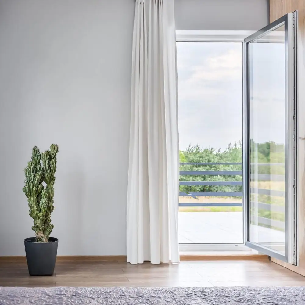 Roomeye aluminum single leaf aluminium door