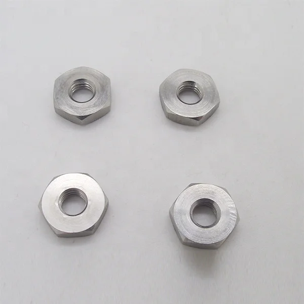 18-8 stainless steel narrow hex nuts