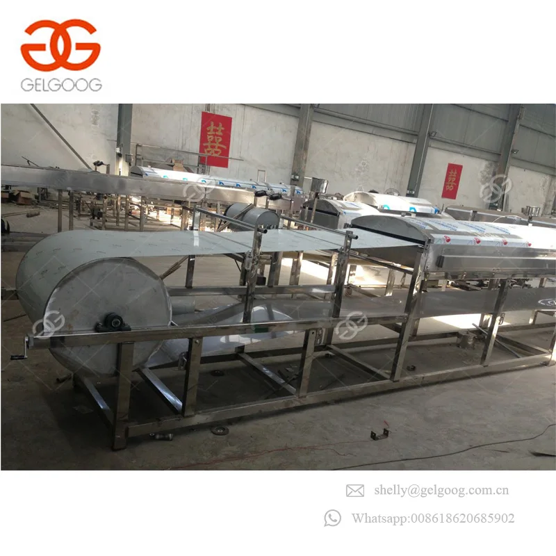 Industrial Pasta Sweet Potato Starch Sheet Liangpi Jelly Bean Maker Steamer Round Cold Noodle Making Machine