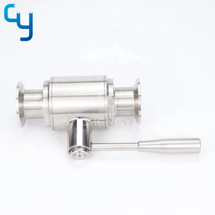 sanitary stainless steel updated new direct way manual ball valve