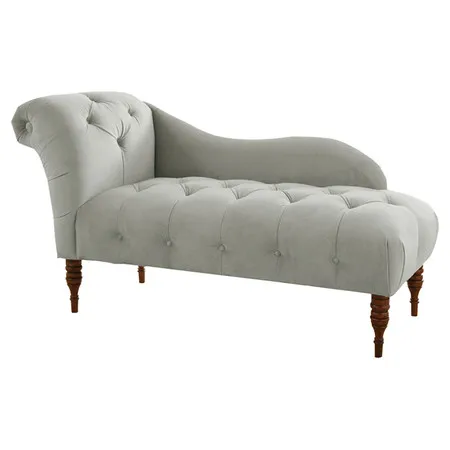 High-End Living Room Furniture Modern Luxury Velvet Chaise Longue Sofa for Hotel