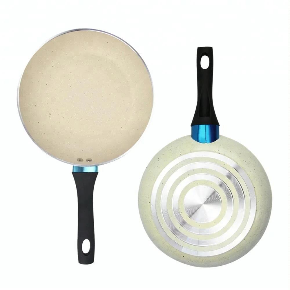 New Products Cookware Stylish Design and Durable Construction Aluminum Ceramic Coated 5-Piece Non-stick Frying Pan Set