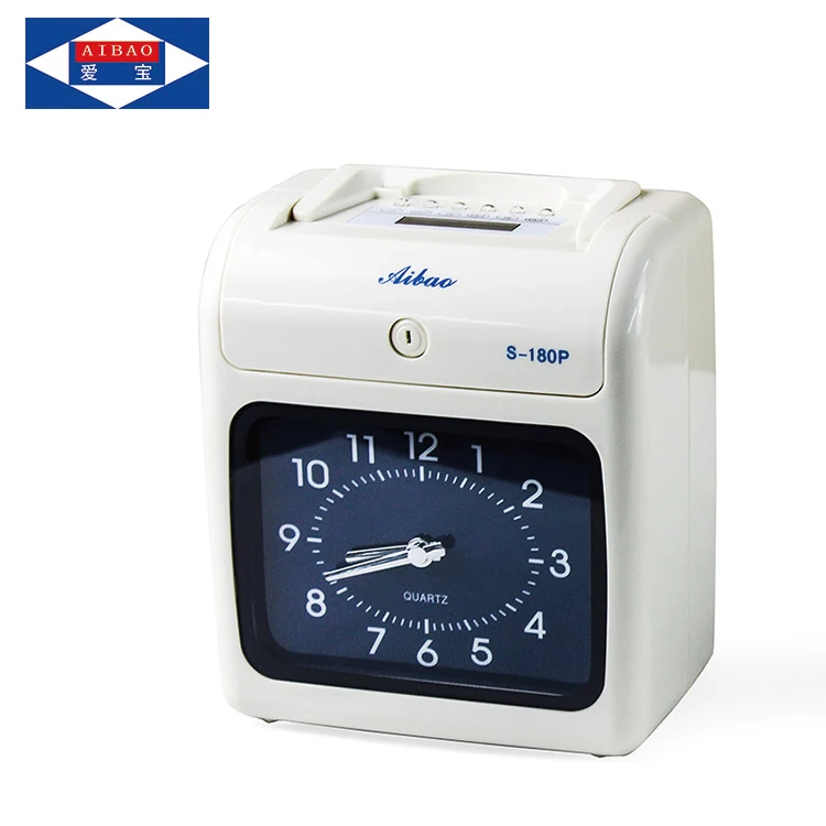 office punch card time record attendance machine