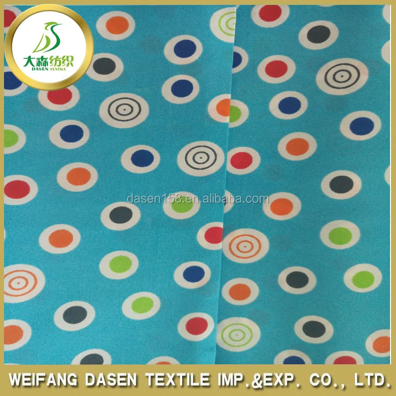 red white dots fabric print cotton fabric for baby bed sheets