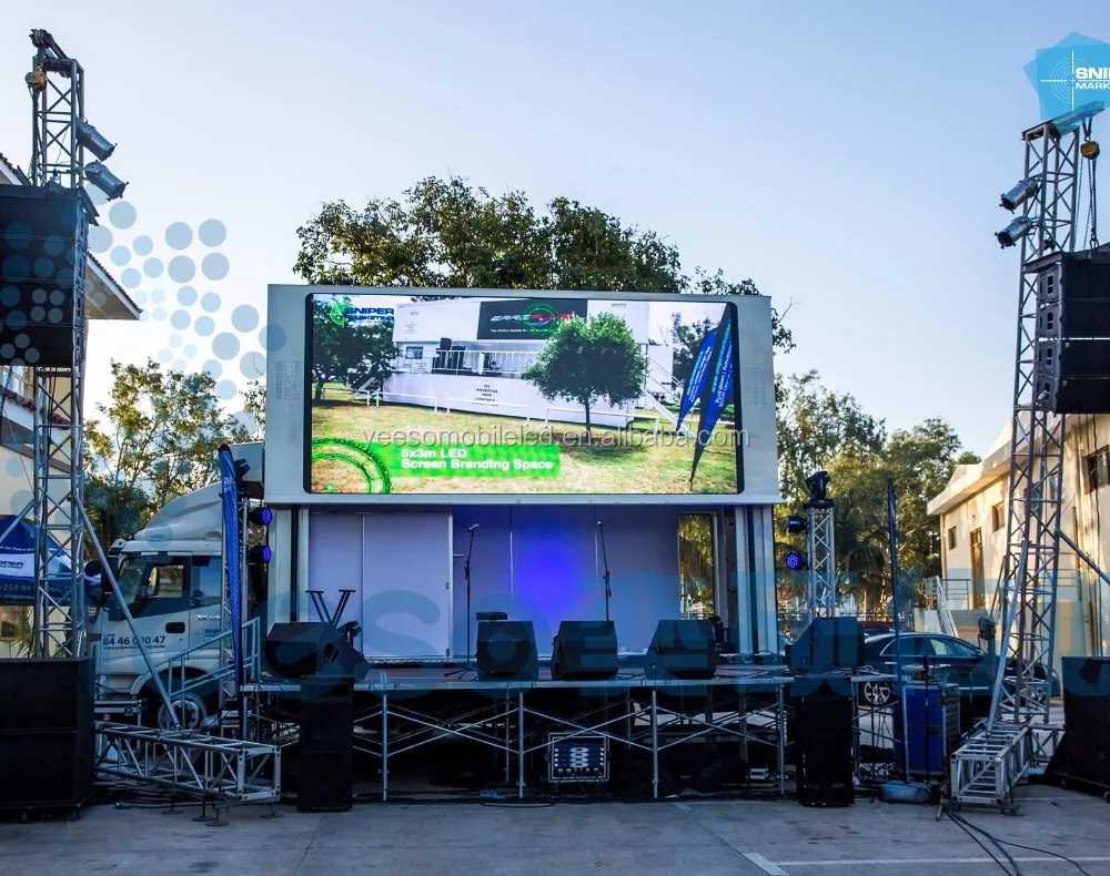 
Good quality LED display truck from Shanghai Yeeso Media, YES-V9 