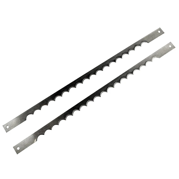 Stainless Steel Scallop 275mm 375mm Bread Slicing Blade
