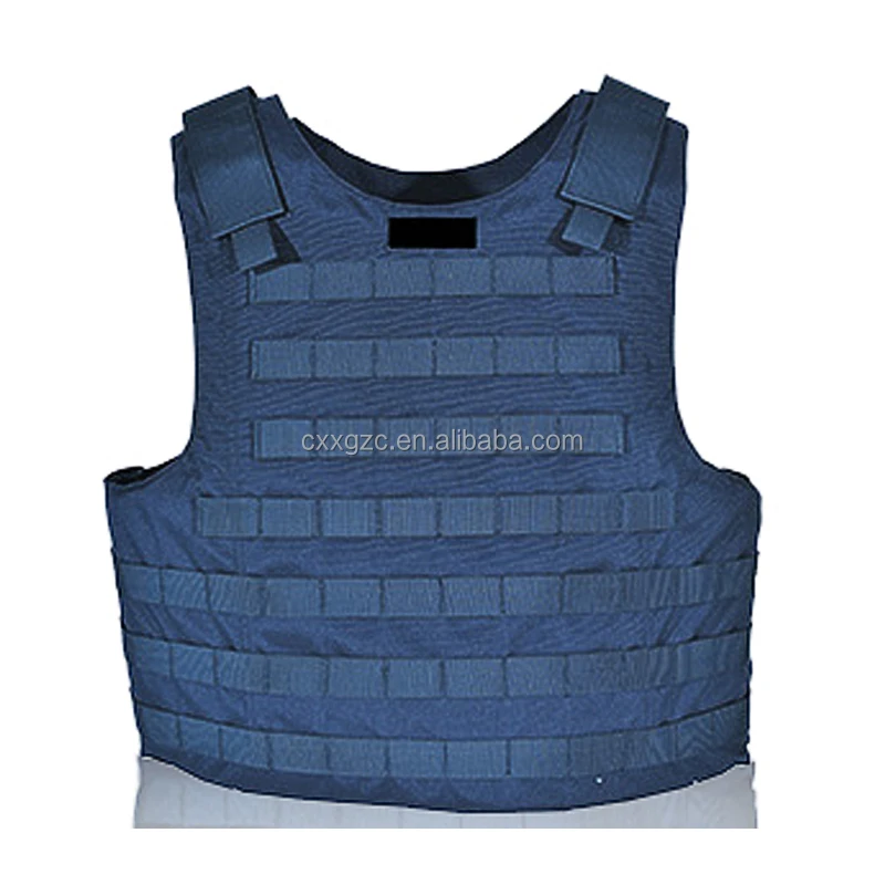 Сделанный на заказ арамидный PE синий пуленепробиваемый жилет NIJ IIIA бронированный военный Пуленепробиваемый жилет для продажи