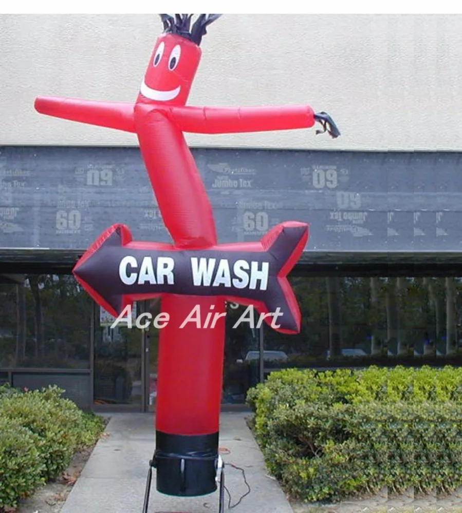 Custom Size Inflatable 5m/8m Air Dancer for Car Wash PVC Model with Blower for Parties and Events Sea Shipping Available