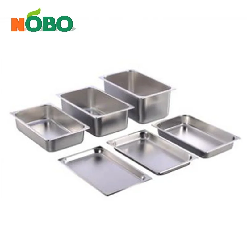 Full Size Freezer Jam Gastronorm Pan 1/1 1/2 Buffet Insert Pan Stainless Steel Steam Pan