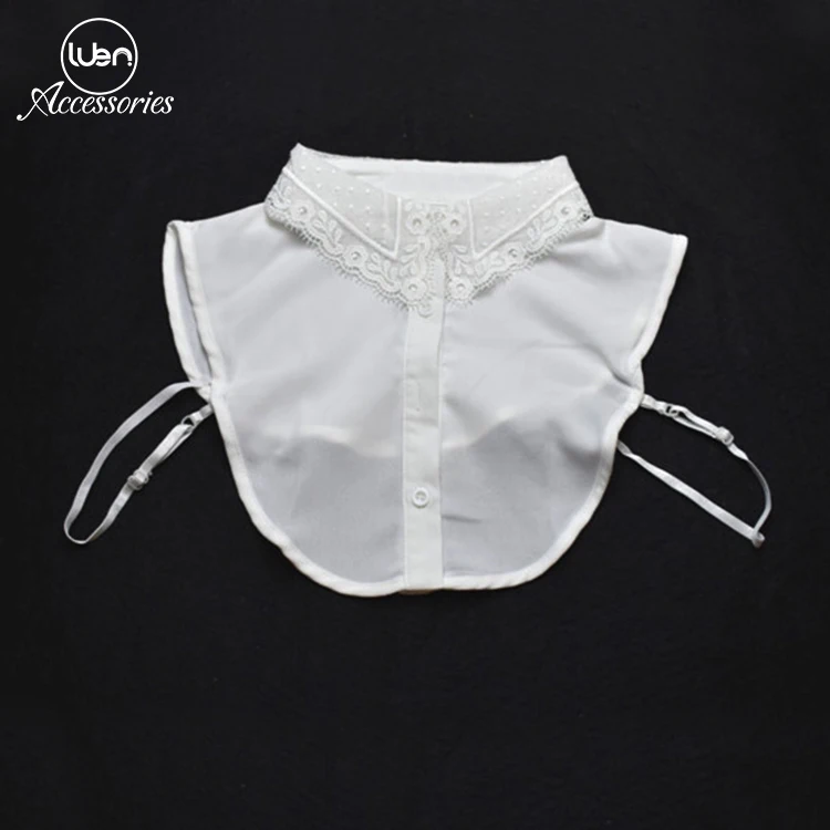 Detachable shirt collar white cotton neck decorative women garment fake collar