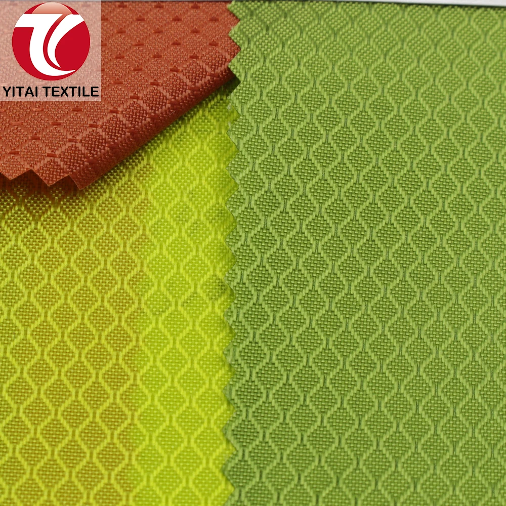 Водоотталкивающая 420D Алмазная нейлоновая ткань ripstop с полиуретановым покрытием