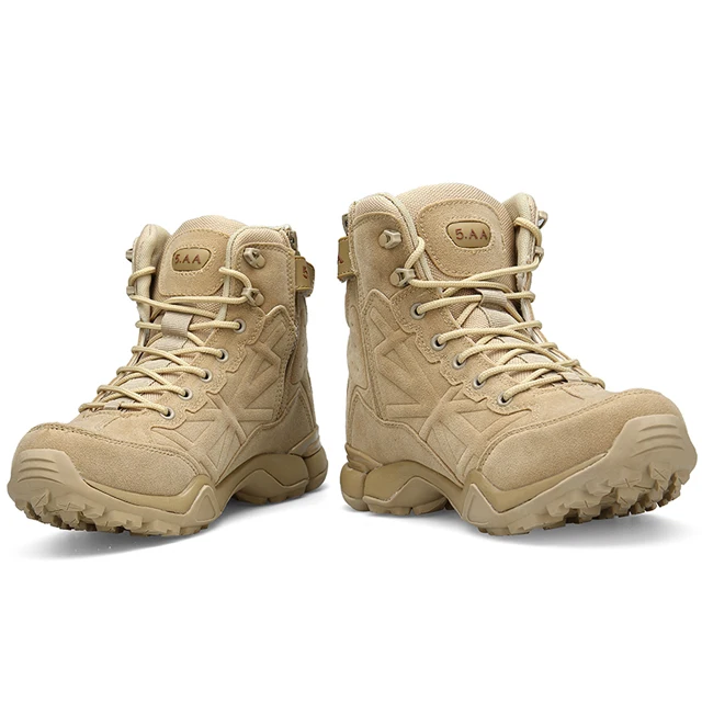 
Tactical Boots Swat Lightweight Combat Boots Hiking Military Desert Boots Casual Army Work Walking Shoes for Men 