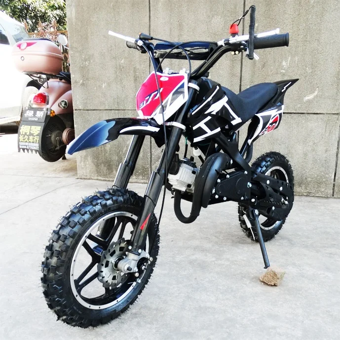 Cheap gas dirt bike 49cc for kids 50cc 2 stroke mini motorcycle