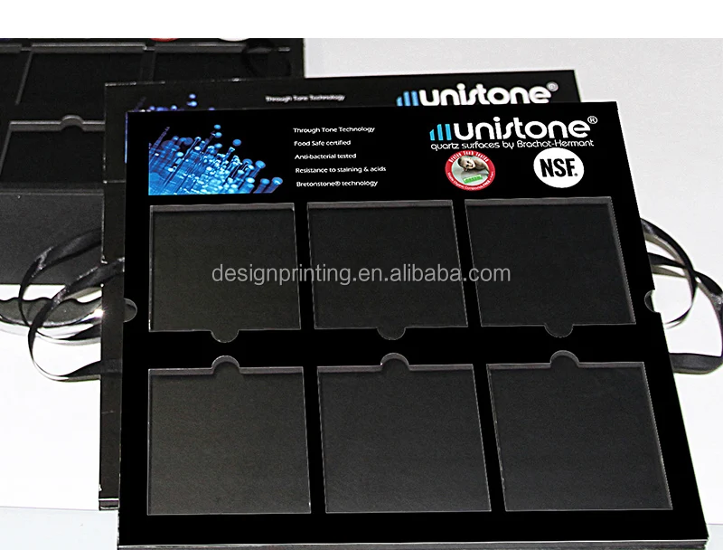 many pieces marble stone samples suitcase