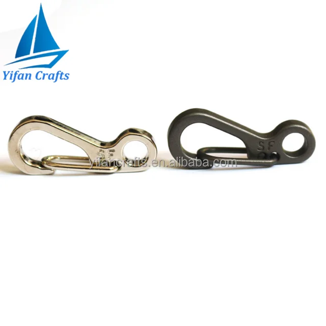 10Pcs Mini Keyring Spring Buckle Paracord Carabiner Hook Clip Camp Survive tool