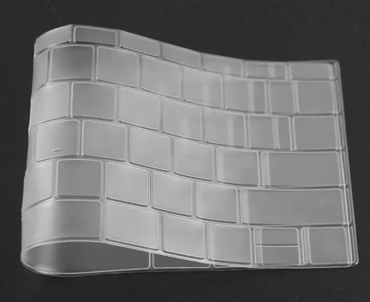 Изготовленный На Заказ тонкий пыленепроницаемый водонепроницаемый силиконовый чехол для клавиатуры с обслуживанием OEM