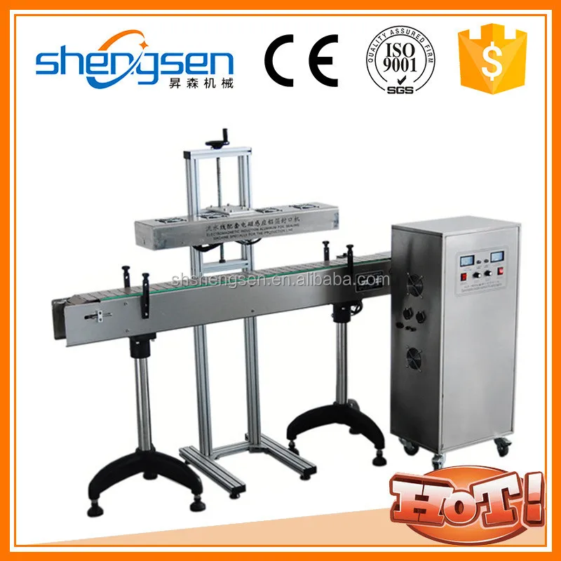 Автоматический высокоскоростной бутылка индукции уплотнитель алюминиевой фольги запайщики