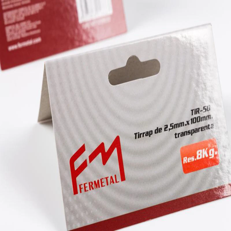 Packaging paper card printing custom-made color plane hole folding card head card label absorbent paper