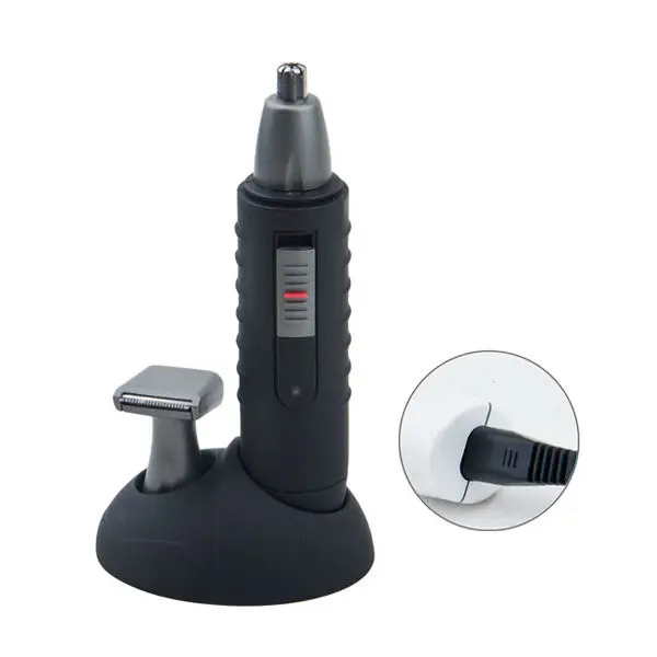 2 in 1 nose trimmer and contour trimmer with light LED