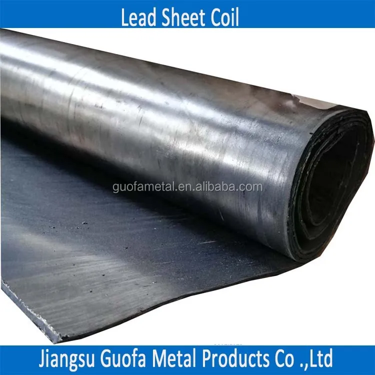 Толстая свинцово-кислотная пластина высокой чистоты для рентгеновских помещений, 1 мм, 2 мм, 99.994%