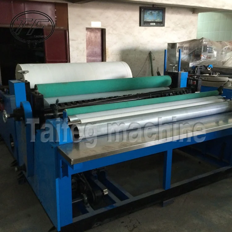 Embossing rewinding and punching toilet roll paper making  machine price