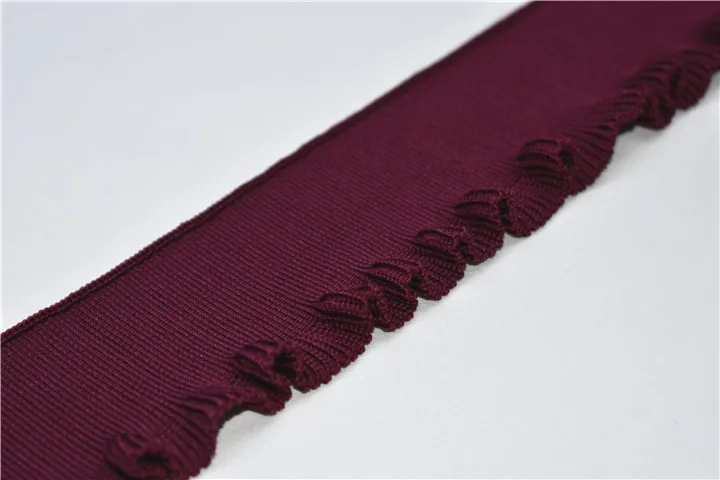 Polyester 1*1  5.5cm Knitting Ribbing Band