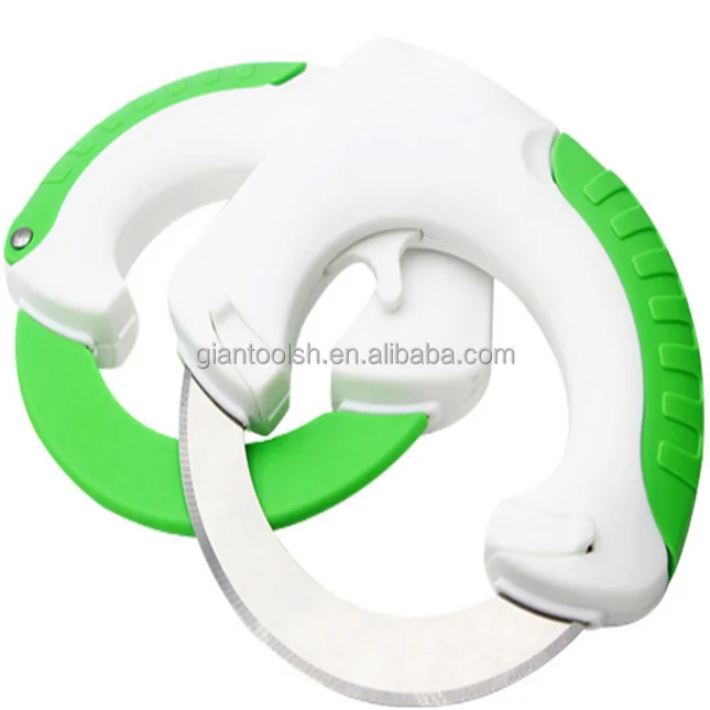 Rolling circular knife handy chopper slicer manual vegetable cutter kitchen foil cutter