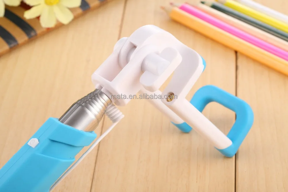 Оптовая продажа мини портативный красочные радуга Selfie палка