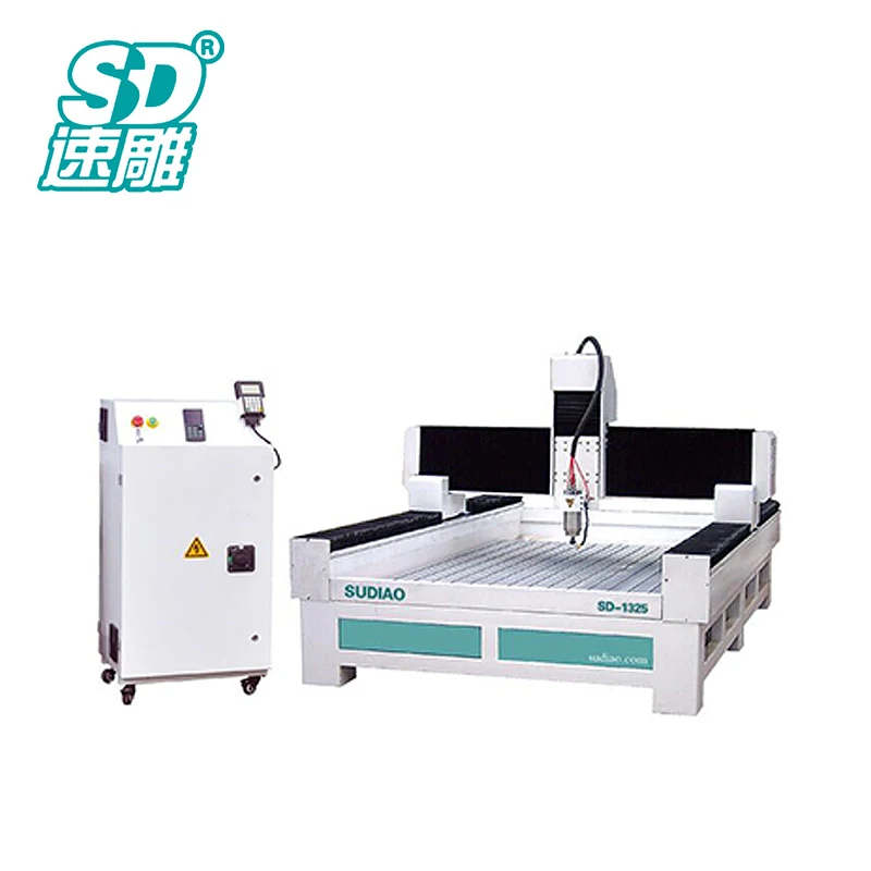 Heavy duty ATC granite carving lathe granite marble carving drilling polishing stone cutting table saw machine