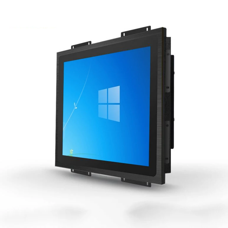 Алюминиевый сплав открытой рамки 19 дюймов резистивный сенсорный экран панели ЖК