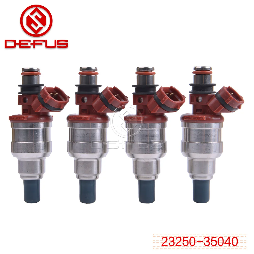DEFUS Manufacturer Sale petrol fuel injector OEM 23250-35040 23209-35040 For Toyota 4 Runner Pickup T100 22RE 2.4L 23250-35040